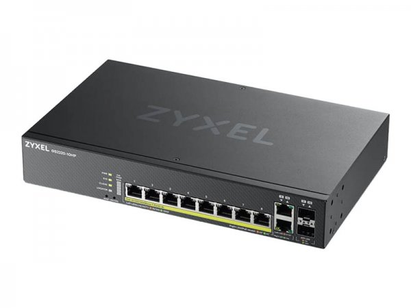 ZyXEL GS2220-10HP-EU0101F - Gestito - L2 - Gigabit Ethernet (10/100/1000) - Supporto Power over Ethe