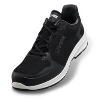 UVEX Arbeitsschutz 65942 - Unisex - Adulto - Scarpe da ginnastica antinfortunistiche - Nero - Bianco