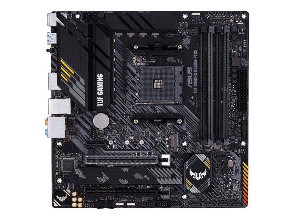 ASUS TUF GAMING B550M PLUS - AMD - Socket AM4 - AMD Ryzen 3000 Series - DDR4-SDRAM - 128 GB - DIMM