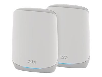 Netgear Orbi RBK762S - Bianco - Interno - Sistema Mesh - 350 m² - Banda tripla (2.4 GHz/5 GHz/5 GHz)