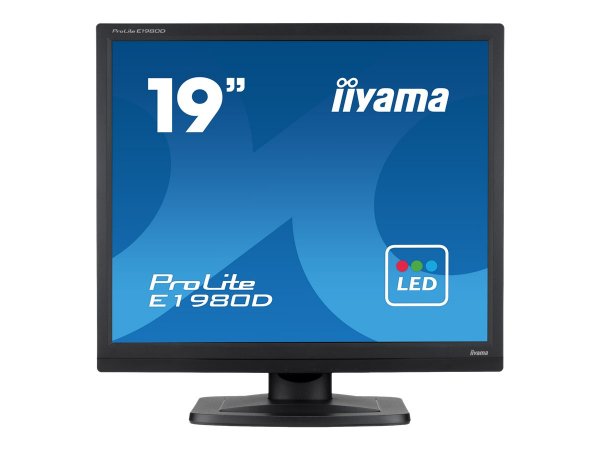 Iiyama ProLite E1980D-B1 - 48,3 cm (19") - 1280 x 1024 Pixel - XGA - LED - 5 ms - Nero