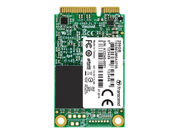 Transcend TS256GMSA370S - 256 GB - mSATA - 530 MB/s - 6 Gbit/s