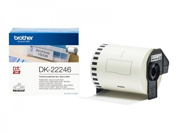 Brother DK-22246 - Nero su bianco - DK - Nero - Bianco - Termica diretta - Brother - QL-1100 - QL-11