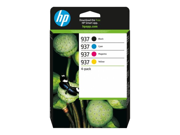 HP 937 CMYK 4-Pack Original Ink Cartridge - Originale - Cartuccia di inchiostro