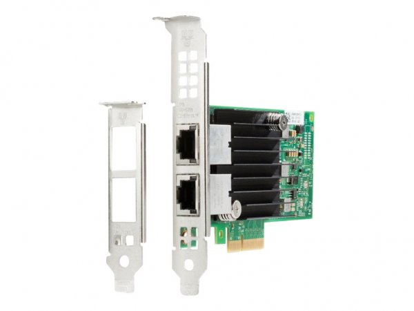 HP Scheda NIC a due porte Intel X550 10GBASE-T - Interno - Cablato - Ethernet - 10000 Mbit/s - Verde