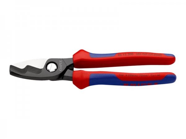 KNIPEX 95 12 200 - Pinze per taglio laterale - Blu/Rosso - 20 cm - 324 g