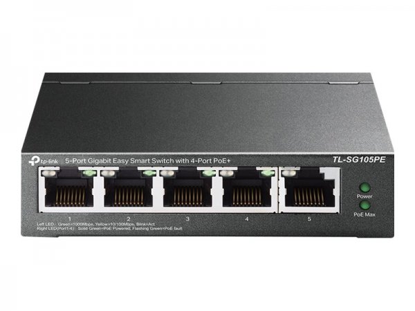 TP-LINK TL-SG105PE - Switch - Managed