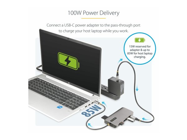 StarTech.com USB-C Triple-Monitor Multiport Adapter