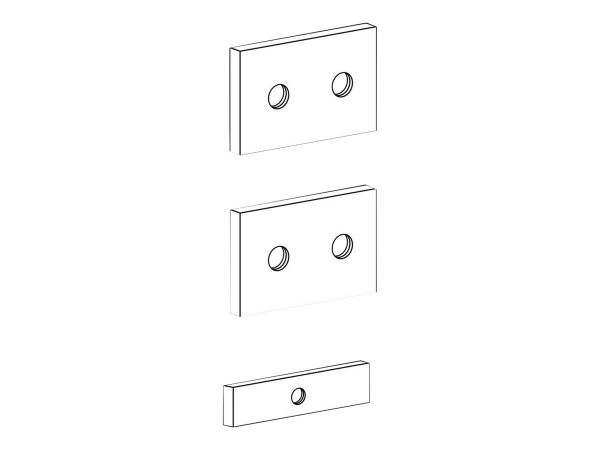 Ergotron Track Mount Bracket Kit for CPU Holders - 500 g - 500 g