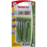 fischer 524826 - Kit di viti e tasselli a muro - Calcestruzzo aerato autoclavato - Mattone - Cemento