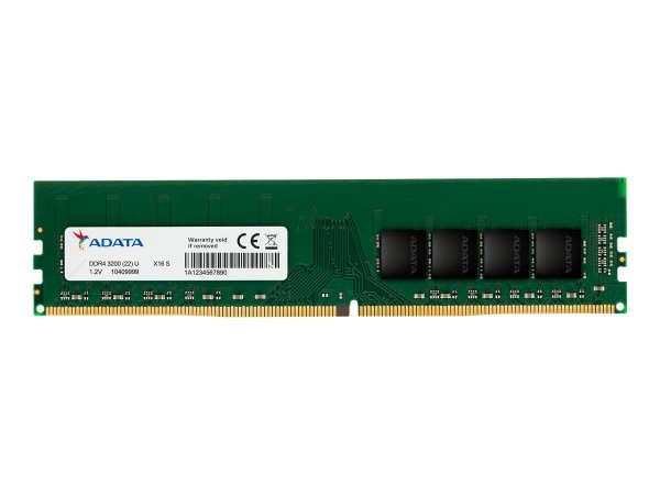 ADATA AD4U32008G22-SGN - 8 GB - 1 x 8 GB - DDR4 - 3200 MHz - 288-pin DIMM