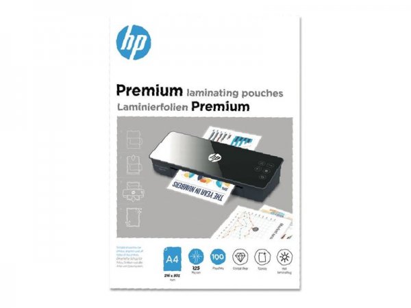 HP Laminierfolien Premium A4 125 Micron 100x