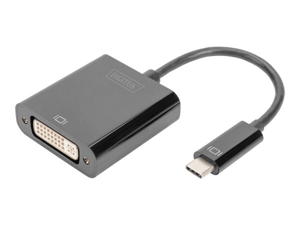 DIGITUS Adattatore grafico da USB Type-C a DVI - USB tipo-C - DVI - Maschio - Femmina - Dritto - Dri