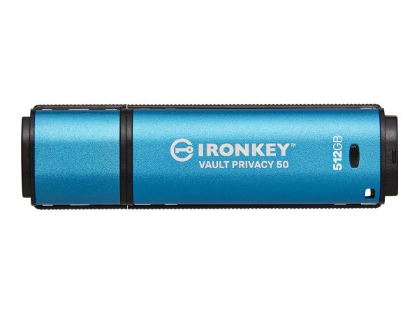 Kingston 512GB IronKey Vault Privacy 50 AES-256 Encrypted FIPS 197