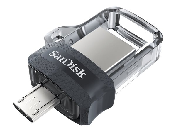 SanDisk Ultra Dual m3.0 - 32 GB - USB Type-A / Micro-USB - 3.2 Gen 1 (3.1 Gen 1) - Lamina di scorrim