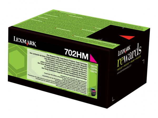 Lexmark 702HM R - 3000 pagine - Magenta - 1 pz