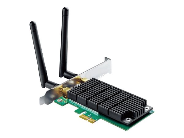 TP-LINK Archer T4E - Interno - Wireless - PCI Express - WLAN - 867 Mbit/s - Nero - Verde