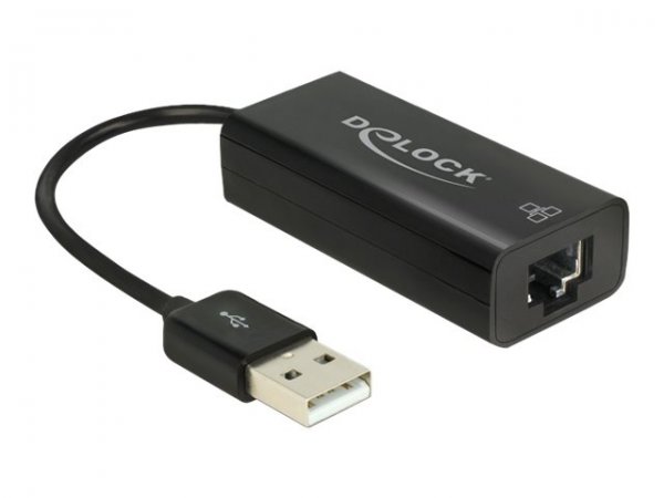 Delock Adapter USB 2.0 > LAN 10/100 Mb/s