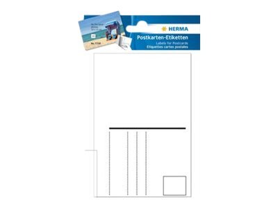 HERMA Post card labels 95x145mm white 10 pcs. - 95 x 149 mm - 10 pz