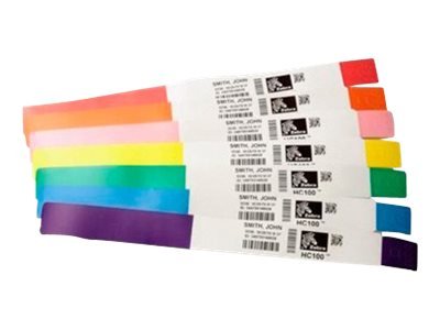 Zebra Z-Band Direct - Bianco - Polipropilene (PP) - Trasferimento termico - 200 pz - 25,4 x 279,4 -