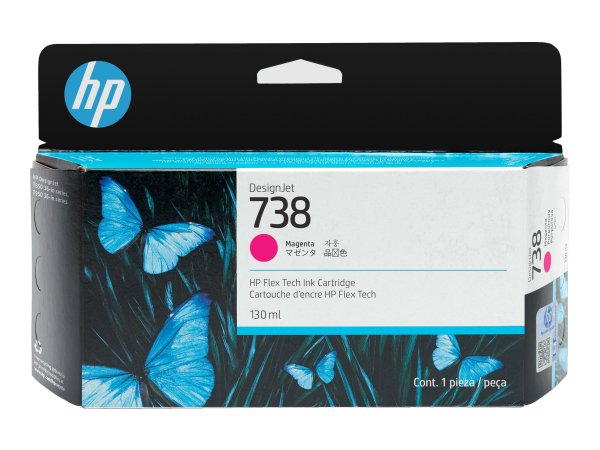 HP 738 130-ml Magenta DesignJet - Cartuccia di inchiostro - Magenta