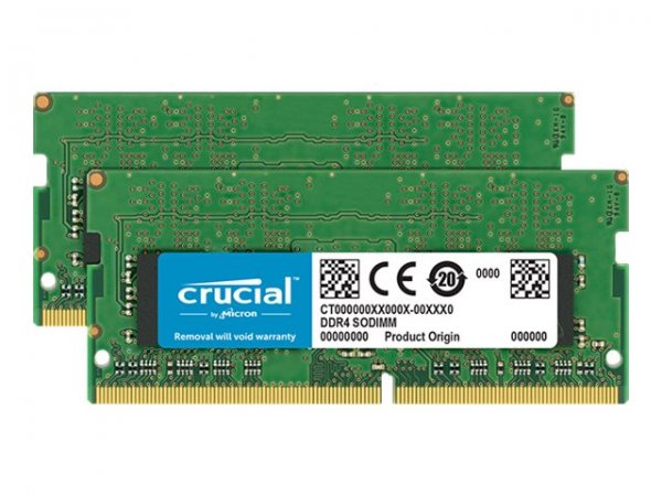 Crucial CT2K4G4SFS8266 - 8 GB - 2 x 4 GB - DDR4 - 2666 MHz - 260-pin SO-DIMM