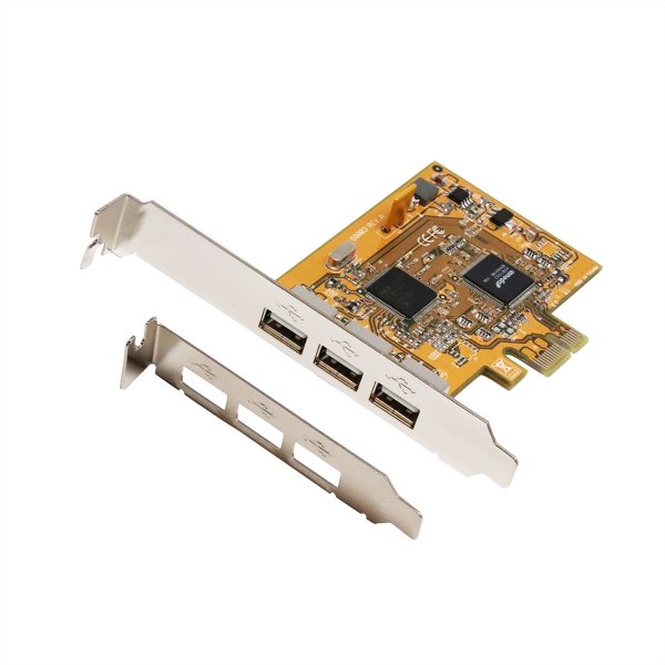 Exsys EX-11053 - PCIe - USB 2.0 - Altezza intera - PCIe 1.1 - NEC D720102GC - 0,48 Gbit/s