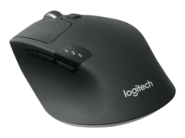 Logitech M720 Triathlon - Maus - Für Rechtshänder - optisch - 7 Tasten - kabellos - Bluetooth, 2.4 G