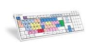 Logickeyboard LKB-MCOM4-CWMU-FR - Full-size (100%) - Cablato - USB - Interruttore a chiave meccanica