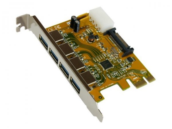 Exsys EX-11094 - PCIe - USB 3.2 Gen 1 (3.1 Gen 1) - CE - FCC - Renesas - 0 - 55 °C - -30 - 75 °C