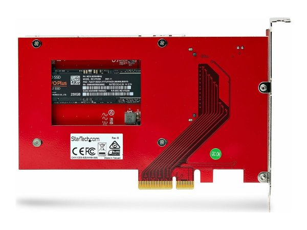 StarTech.com Adattatore SSD M.2 a U.3 - Per Unità M.2 PCIe NVMe - Adattatore/convertitore host PCIe