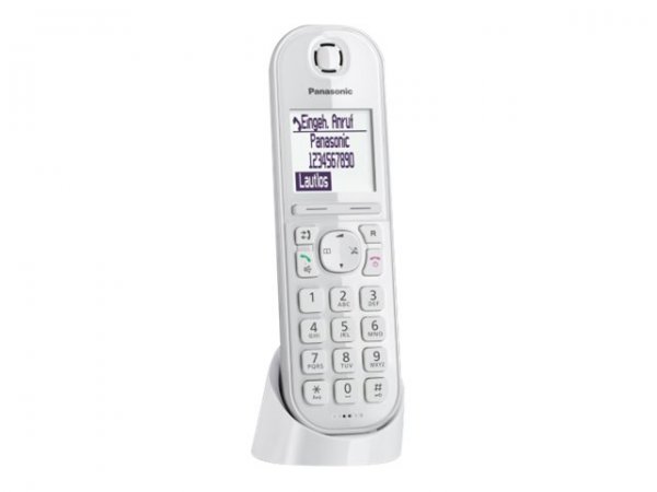 Panasonic KX-TGQ200 - IP Phone - Nero - Cornetta wireless - 4 linee - 100 voci - 1.88 - 1.9 GHz