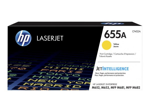 HP Color LaserJet 655A - Unità toner Originale - Giallo - 10500 pagine