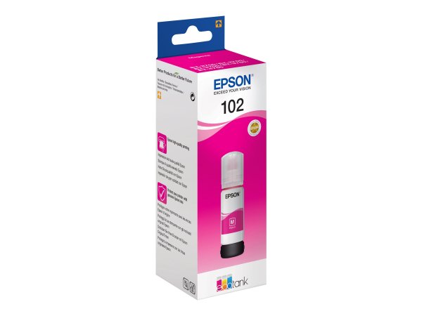 Epson 102 EcoTank Magenta ink bottle - Inchiostro a base di pigmento - 70 ml - 1 pz