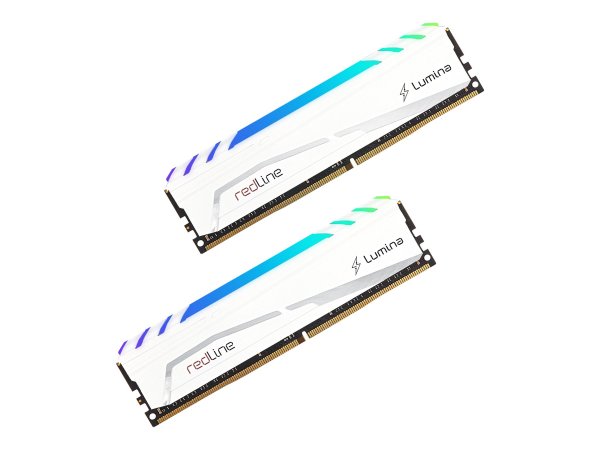 Mushkin Redline Lumina - 16 GB - 2 x 8 GB - DDR4 - 3200 MHz - 288-pin DIMM - Bianco