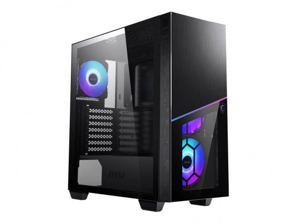 MSI MPG SEKIRA 100R - Desktop - PC - Nero - ATX - EATX - micro ATX - Mini-ITX - Giocare - Blu - Verd