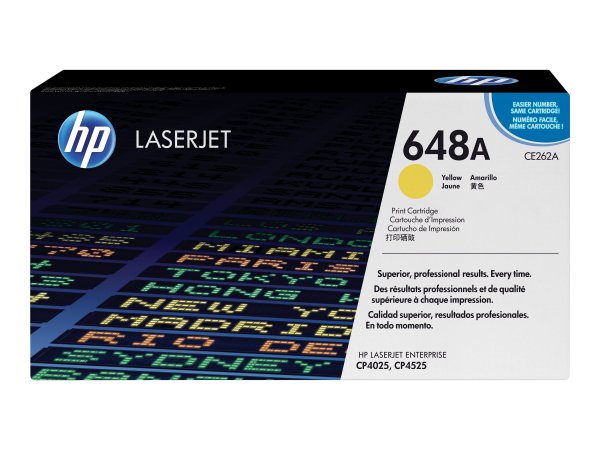 HP 648A - Gelb - Original - LaserJet - Tonerpatrone (CE262A)