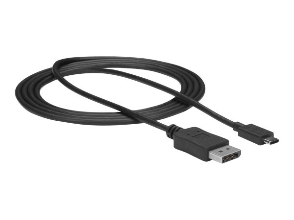 StarTech.com 6ft/1.8m USB C to DisplayPort 1.2 Cable 4K 60Hz, USB-C to DisplayPort Adapter Cable HBR