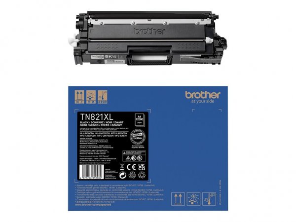 Brother TN-821XLBK - 12000 pagine - Nero - 1 pz