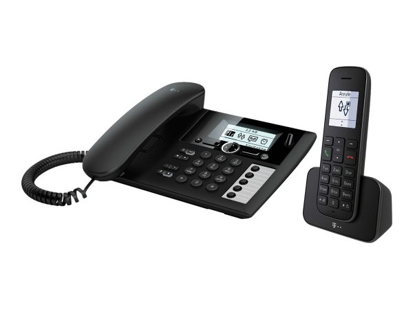 Deutsche Telekom Telekom Sinus PA 207 Plus 1 - Telefono analogico/DECT - Wired & Wireless handset -