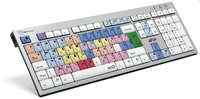 Logickeyboard LKB-MCOM4-AJPU-UK - Full-size (100%) - Cablato - USB - Multicolore