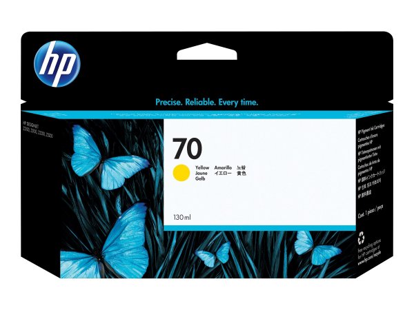 HP 70 - 130 ml - yellow - original