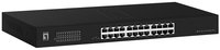 LevelOne Switch 24x GE GEU-2431 19\" Rack Mount Kit - Non gestito - Gigabit Ethernet (10/100/1000) -