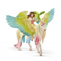 Schleich bayala Fairy Surah with glitter Pegasus - Multicolore