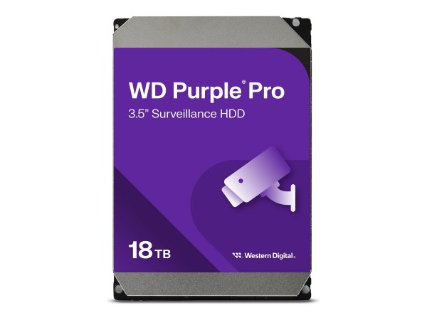 WD Purple Pro - 3.5" - 18000 GB - 7200 Giri/min