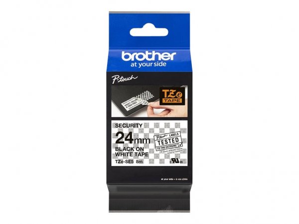 Brother TZE-SE5 - Nero su bianco - TZ/TZe - Nero - Trasferimento termico - Brother - PT-P700 PT-9700