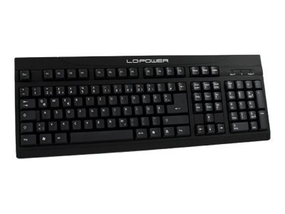 LC-Power BK-902 - Full-size (100%) - Cablato - USB - QWERTZ - Nero