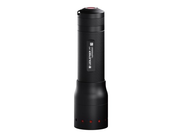 LED Lenser P7 - Penna con torcia - Nero - Alluminio - Pulsanti - Manopola - IPX4 - LED