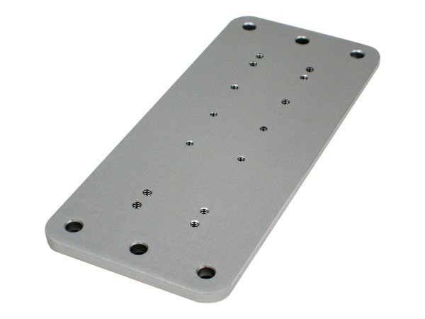 Ergotron Wall Plate - Alluminio - Alluminio