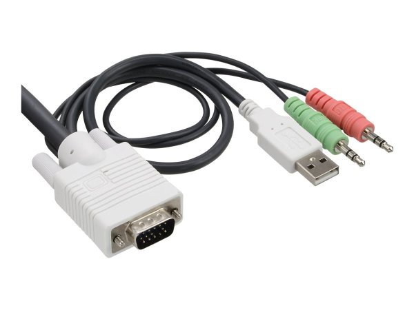 InLine Cable KVM Switch - KVM-/Audio-/USB-Switch